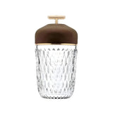 Creative Glass Cylindrical Cup-Shape Decor Table Lamp Image - 7