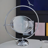 Creative Glass Orb Shade Planet Metal Night Table Lamp Image - 8