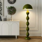 Creative Green Mushroom Metal LED Modern Floor Lamp Image - 11