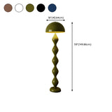 Creative Green Mushroom Metal LED Modern Floor Lamp #size