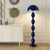 Creative Green Mushroom Metal LED Modern Floor Lamp Image - 9