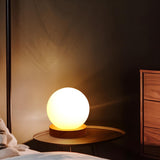 Creative House Shape White Glass Bedroom Table Lamp Image - 16