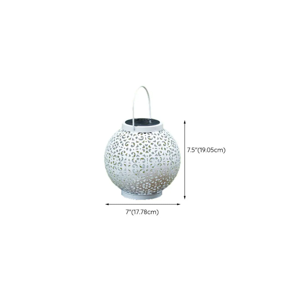 Creative Jar-Shaped Lantern Outdoor White Decor Lamp 