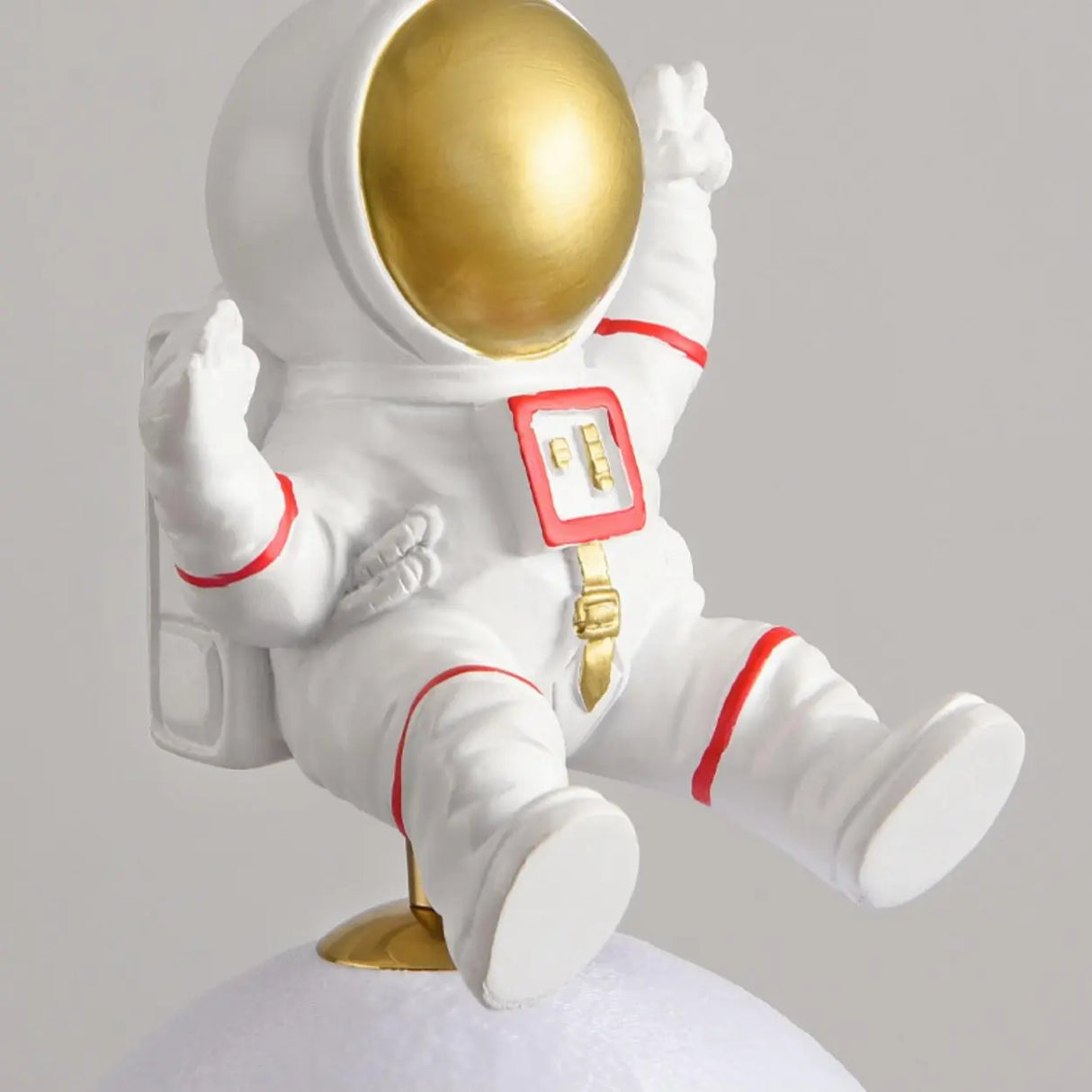 Creative Kids Children Room Moon Astronaut Pendant Light Image - 10