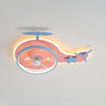 Creative Kids Room Flush Mount Cloud Ceiling Fan Light Image - 12