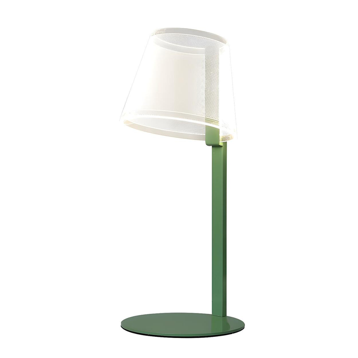 Creative Kids Room White Cone Shade Bedroom Table Lamp Image - 5