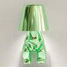 Creative Macaron Metal Man LED Bedroom Table Lamp Image - 3