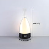 Creative Modern Bottle Shape Glass Ambience Table Lamp #size