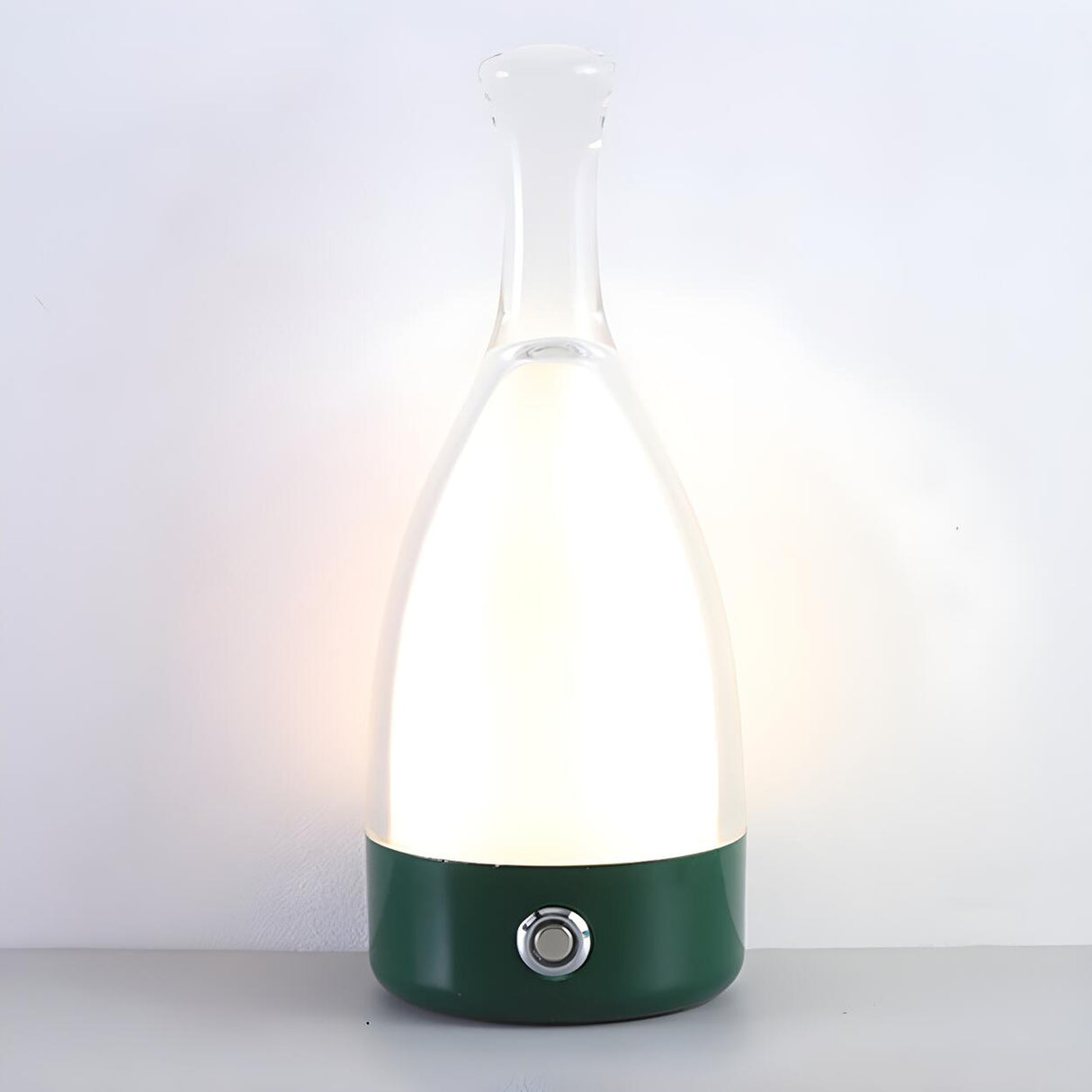 Creative Modern Bottle Shape Glass Ambience Table Lamp Image - 8