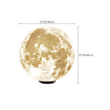 Creative Moon Globe Resin Outdoor Decor Table Lamp Image - 13