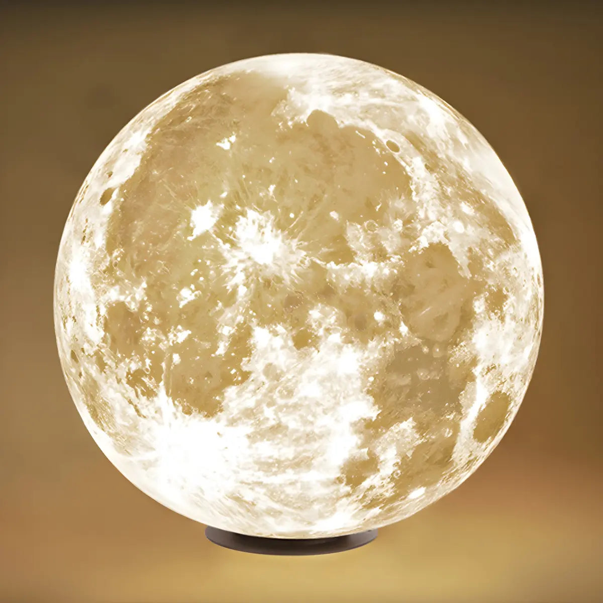 Creative Moon Globe Resin Outdoor Decor Table Lamp Image - 2