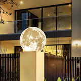 Creative Moon Globe Resin Outdoor Decor Table Lamp Image - 9