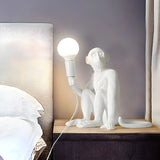 Creative Naked Bulb Ape Monkey Resin Decor Table Lamp Image - 4