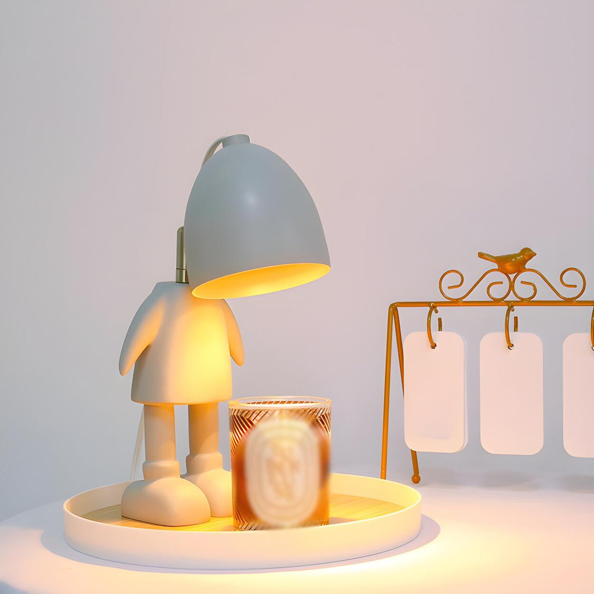 Creative Nordic Macaron Cute Figure Design Table Lamp Image - 17