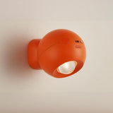 Creative Orange Wall Sconce with USB Port Image - 6