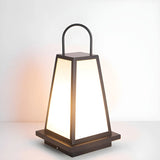 Creative Portable Cone Lantern Outdoor Floor Lamp Black Image - 8