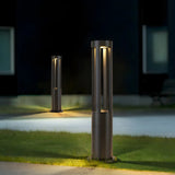 Creative Rectangular Frame Metal Outdoor Path Lamp Image - 17