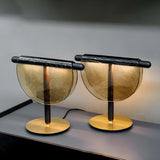 Creative Semicircular Sailing Metal Base Table Lamp Image - 1