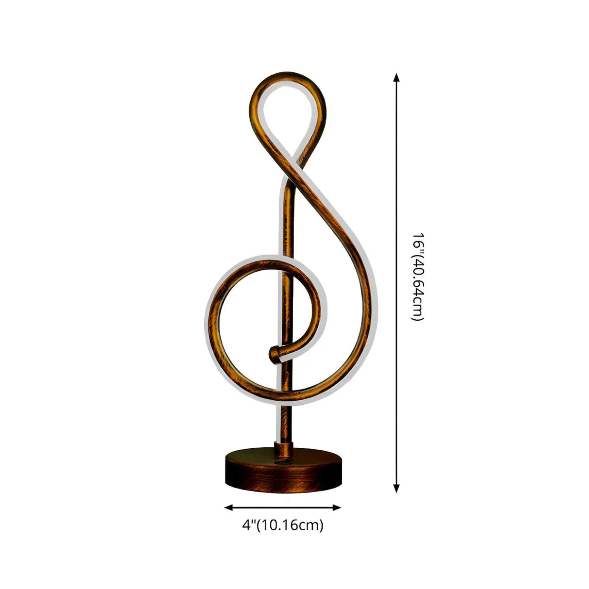 Creative Simple Musical Note LED Decorative Table Lamp Image - 9