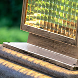 Creative Solar Chinese Pavilion Cube Outdoor Table Lamp Image - 8