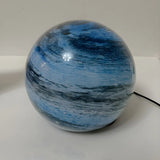 Creative Stylish Moon Glass Bedroom Decor Table Lamp Image - 5