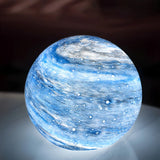 Creative Stylish Moon Glass Bedroom Decor Table Lamp Image - 7