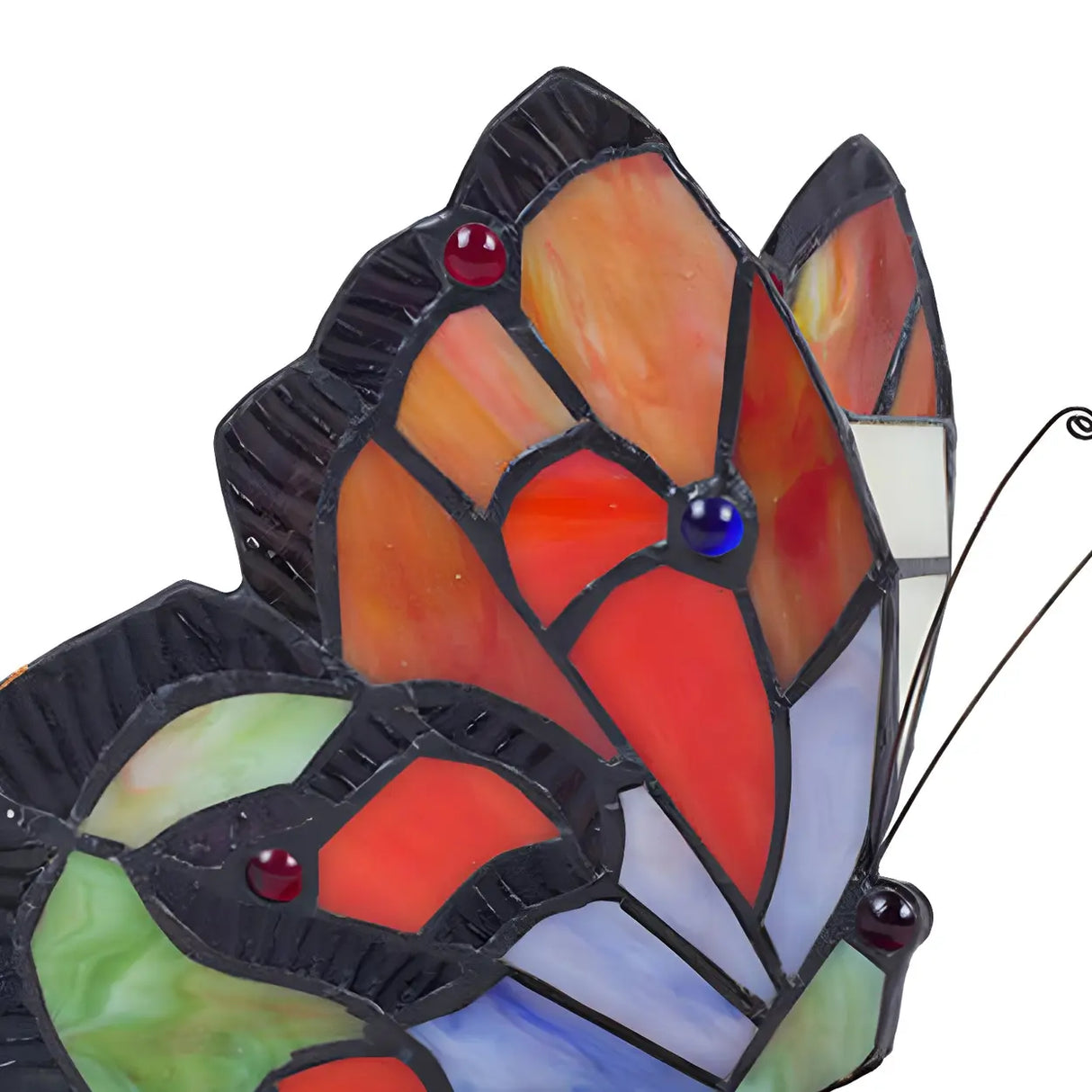 Creative Tiffany Butterfly Art Stained Glass Table Lamp Image - 8