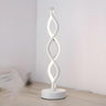 Creative Twisted Linear LED Modern Bedroom Table Lamp Image - 3