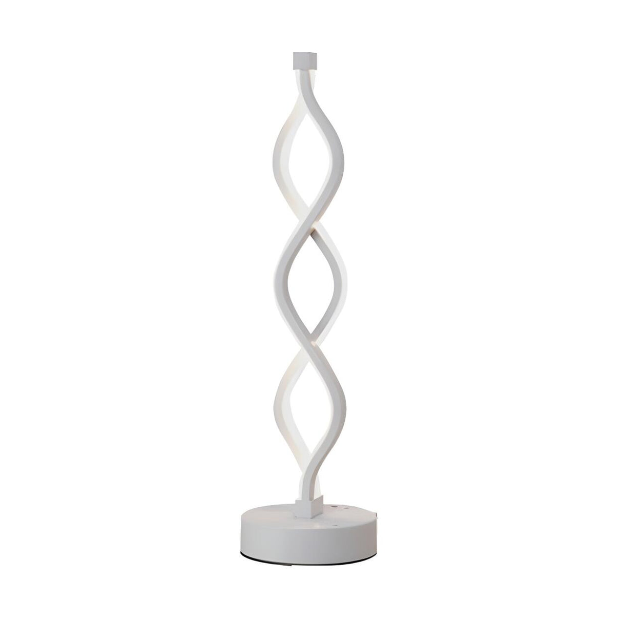 Creative Twisted Linear LED Modern Bedroom Table Lamp Image - 5