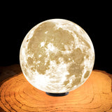 Creative White Moon Design Globe LED Outdoor Table Lamp Image - 10