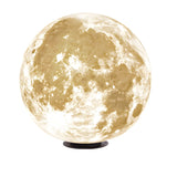 Creative White Moon Design Globe LED Outdoor Table Lamp Image - 5