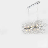 Crystal Branch Modern Gold Island Chandelier Light Image - 3