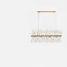 Crystal Branch Modern Gold Island Chandelier Light Image - 5