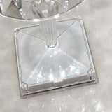 Cup-Shaped Sparkling Clear Glass Crystal Table Lamp Image - 7