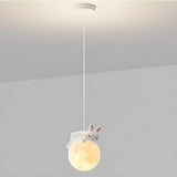 Cute Bear Globe Kids Children Room Pendant Light Image - 10