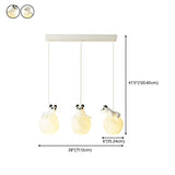 Cute Bear White Acrylic Children Room Pendant Light Image - 15