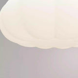 Cute Pink Bow White Cloud Acrylic Bedroom Pendant Light Image - 6