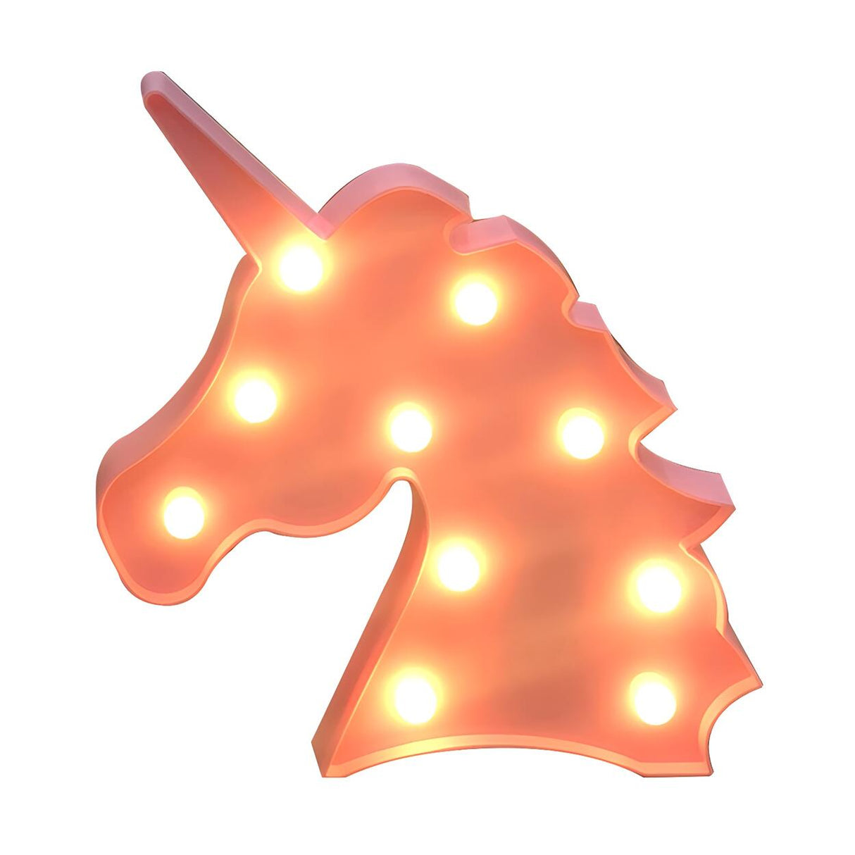 Cute Plastic Unicorn LED Mini Night Light Kids Room Image - 3