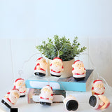 Cute Santa Claus Christmas Red LED String Lights Image - 3