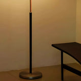 Cylinder Minimalist LED Floor Lamp with Pull Chain Image - 10