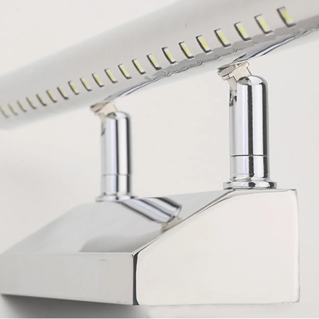 Cylinder Modern Stainless Steel Bathroom Vanity Light Image - 12