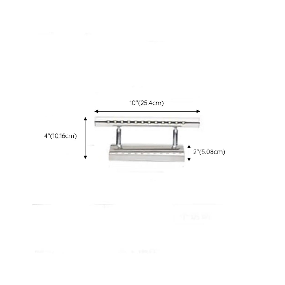 Cylinder Modern Stainless Steel Bathroom Vanity Light 