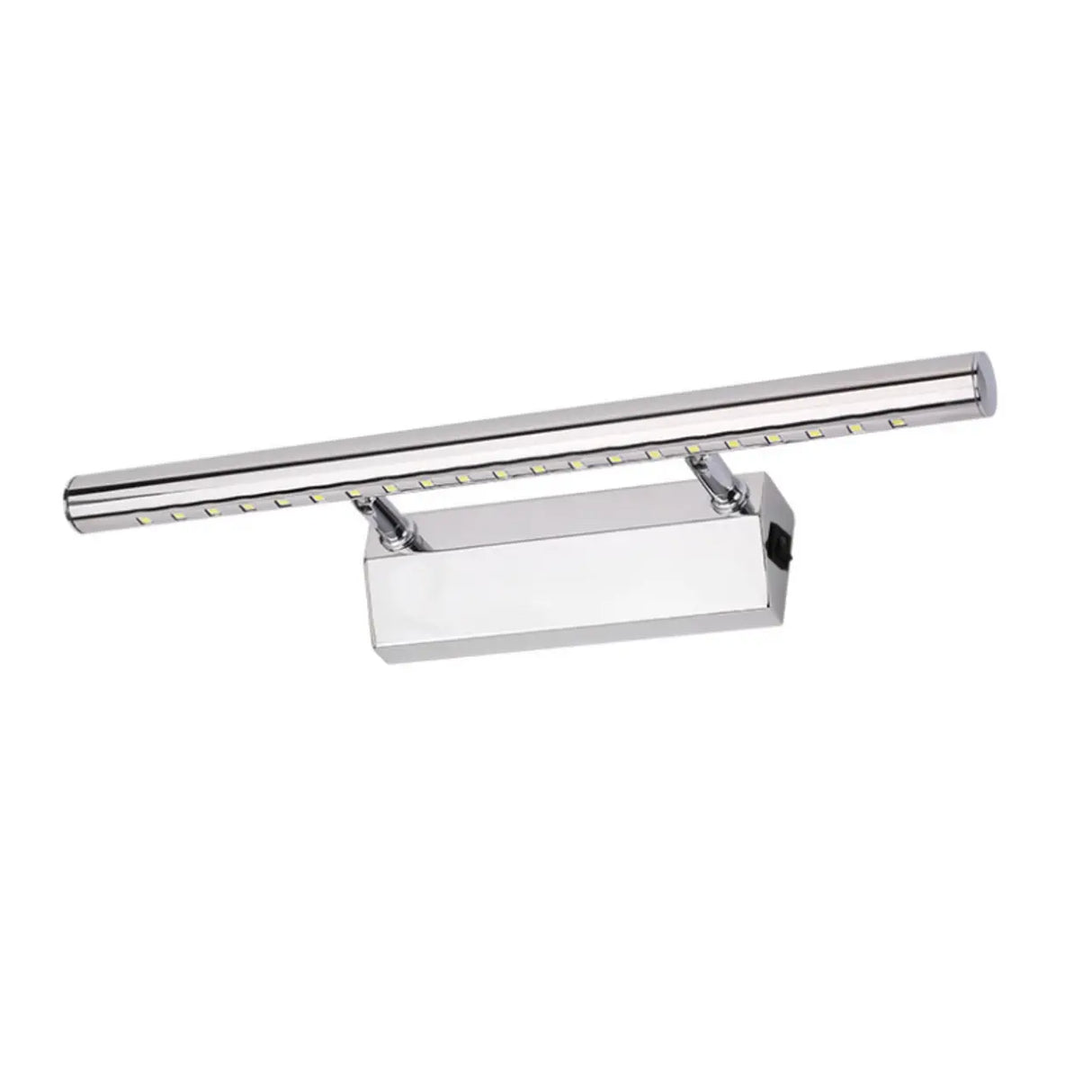 Cylinder Modern Stainless Steel Bathroom Vanity Light Image - 3