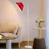 Dark Pleated Shade Metal Modern LED Floor Lamp Image - 3