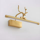 Decorative Antler Design Gold LED Vanity Light Image - 11