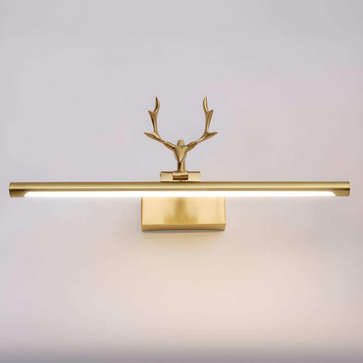 Decorative Antler Design Gold LED Vanity Light Image - 12