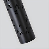 Decorative Butterfly Pattern Cylinder Metal Floor Lamp Image - 10