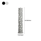 Decorative Butterfly Pattern Cylinder Metal Floor Lamp #size