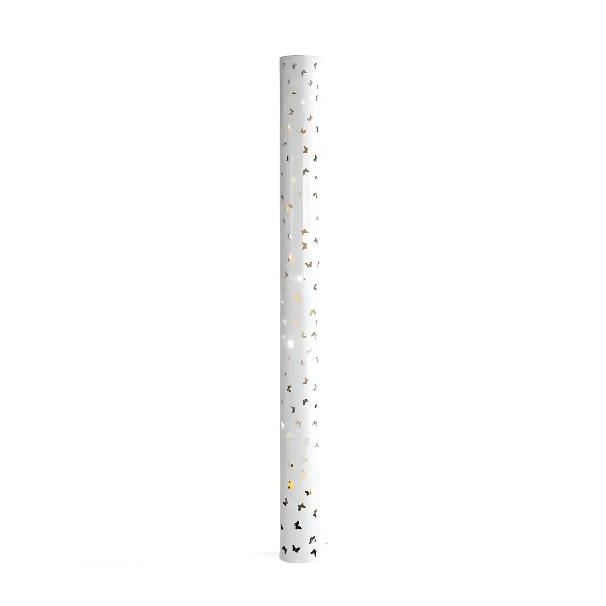 Decorative Butterfly Pattern Cylinder Metal Floor Lamp Image - 7