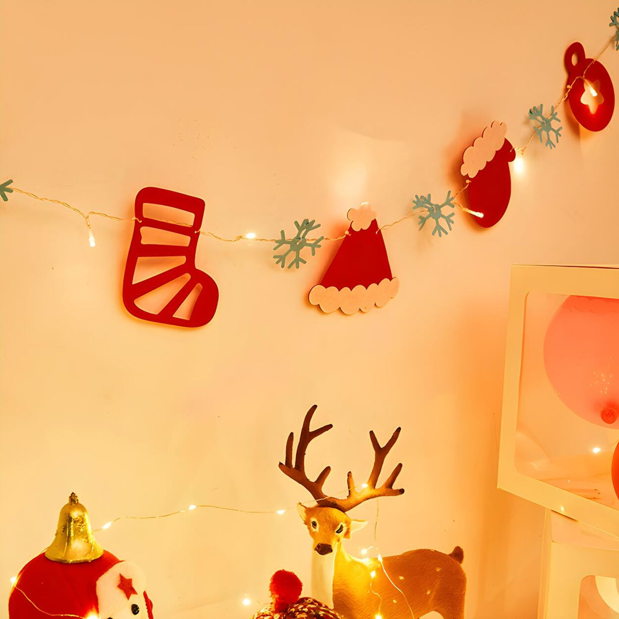 Decorative Christmas Ornaments LED String Light Set Image - 11